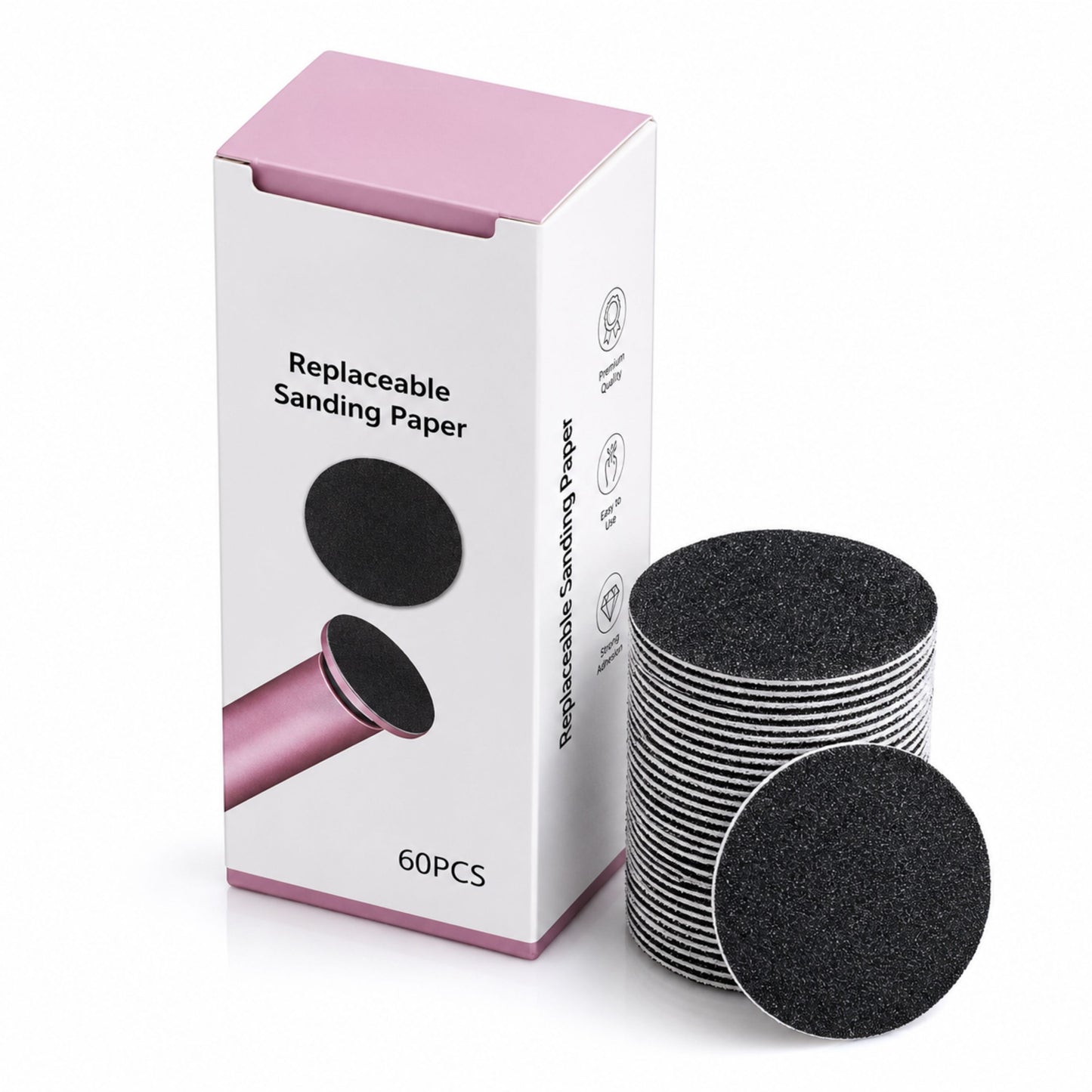 Refill til elektrisk fodfil - 60 slibeskiver